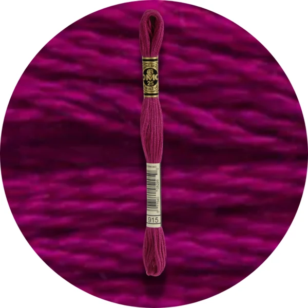 DMC Mouliné Spécial 25 Broderigarn, Ensfarvet, Blå/Lilla nuancer